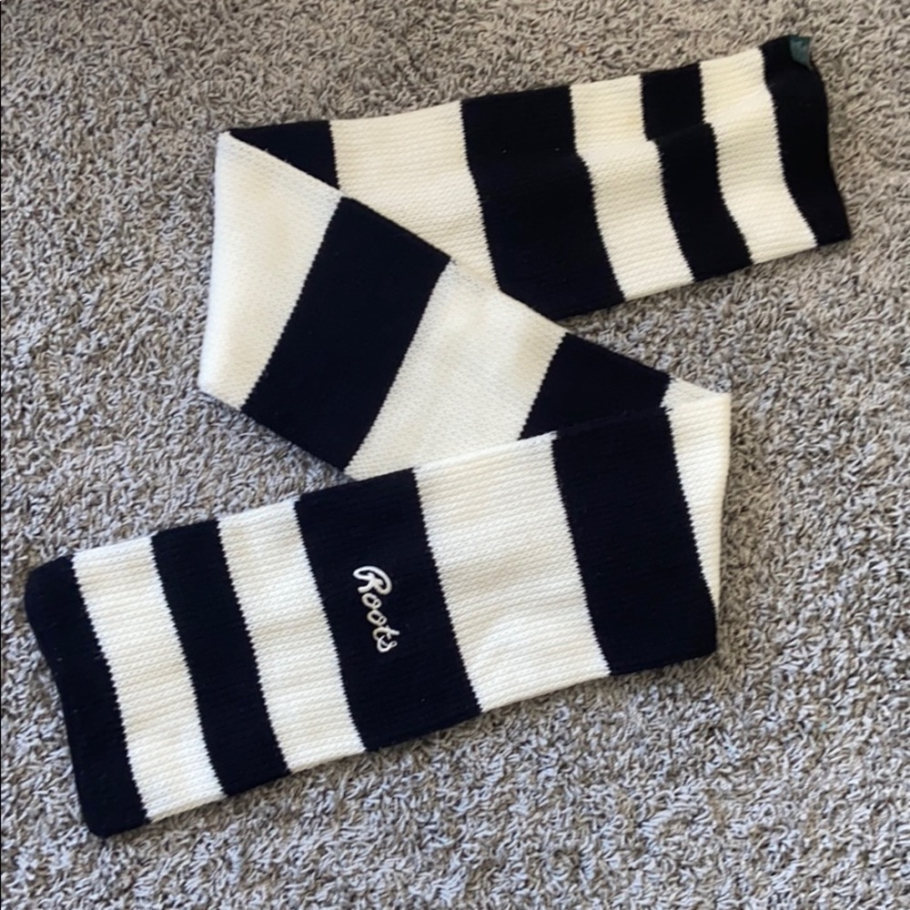 Roots striped scarf Made in Canada